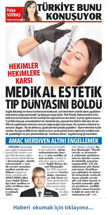 medikal estetik tıp dünyasını böldü