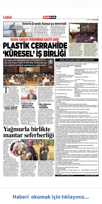 plastik cerrahide küresel işbirliği