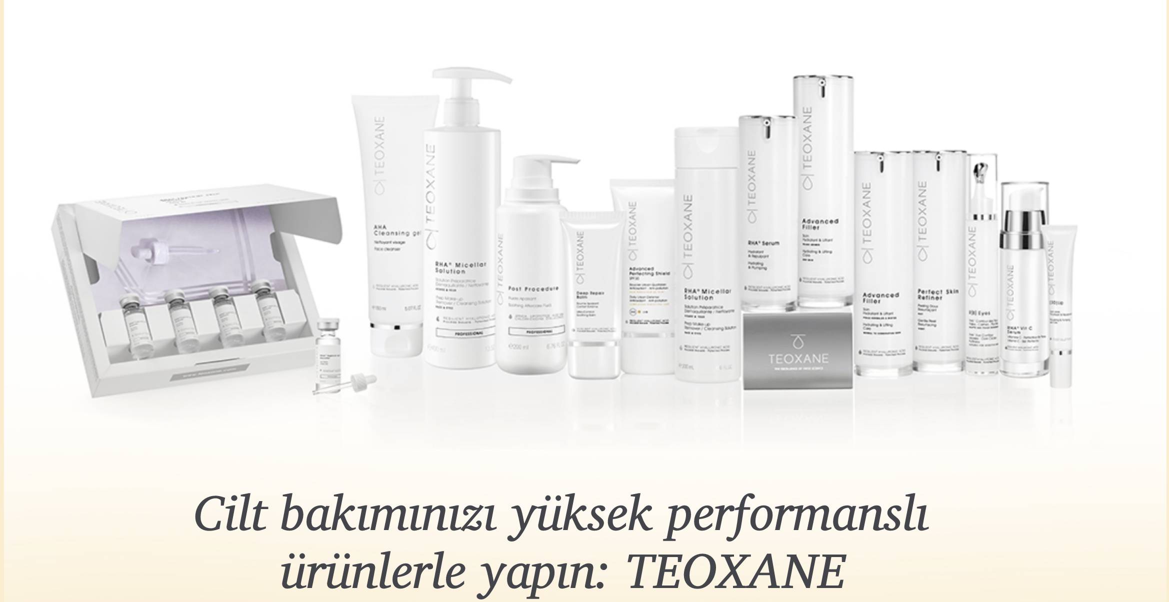 Take care of your skin with high-performance products: TEOXANE