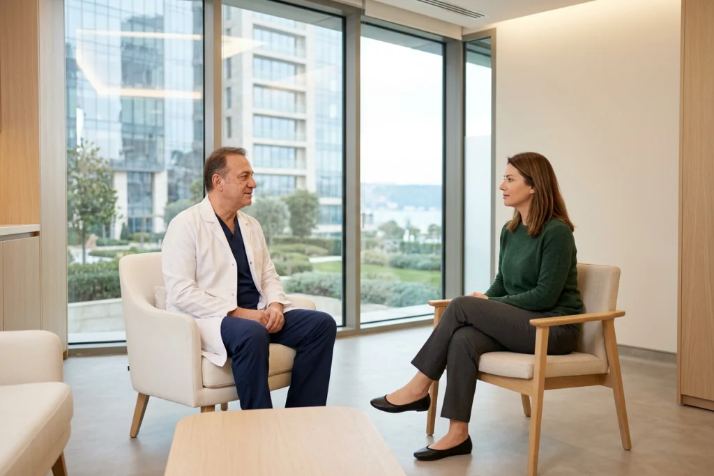 What are the different types of breast aesthetic surgery? Which one is done and for what reason?